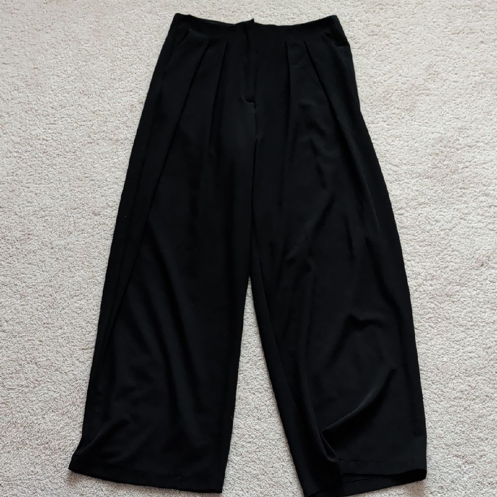 Shinestar Black Wide Leg Trouser Size M
